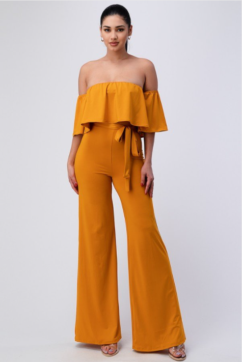 Ida's Marvelous Mustard Jumpsuit