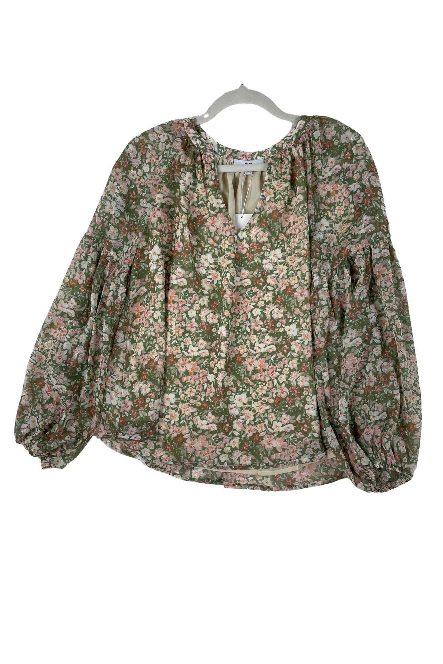 Lillie's Olive Floral Top