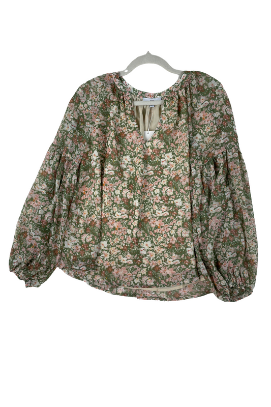 Lillie's Olive Floral Top