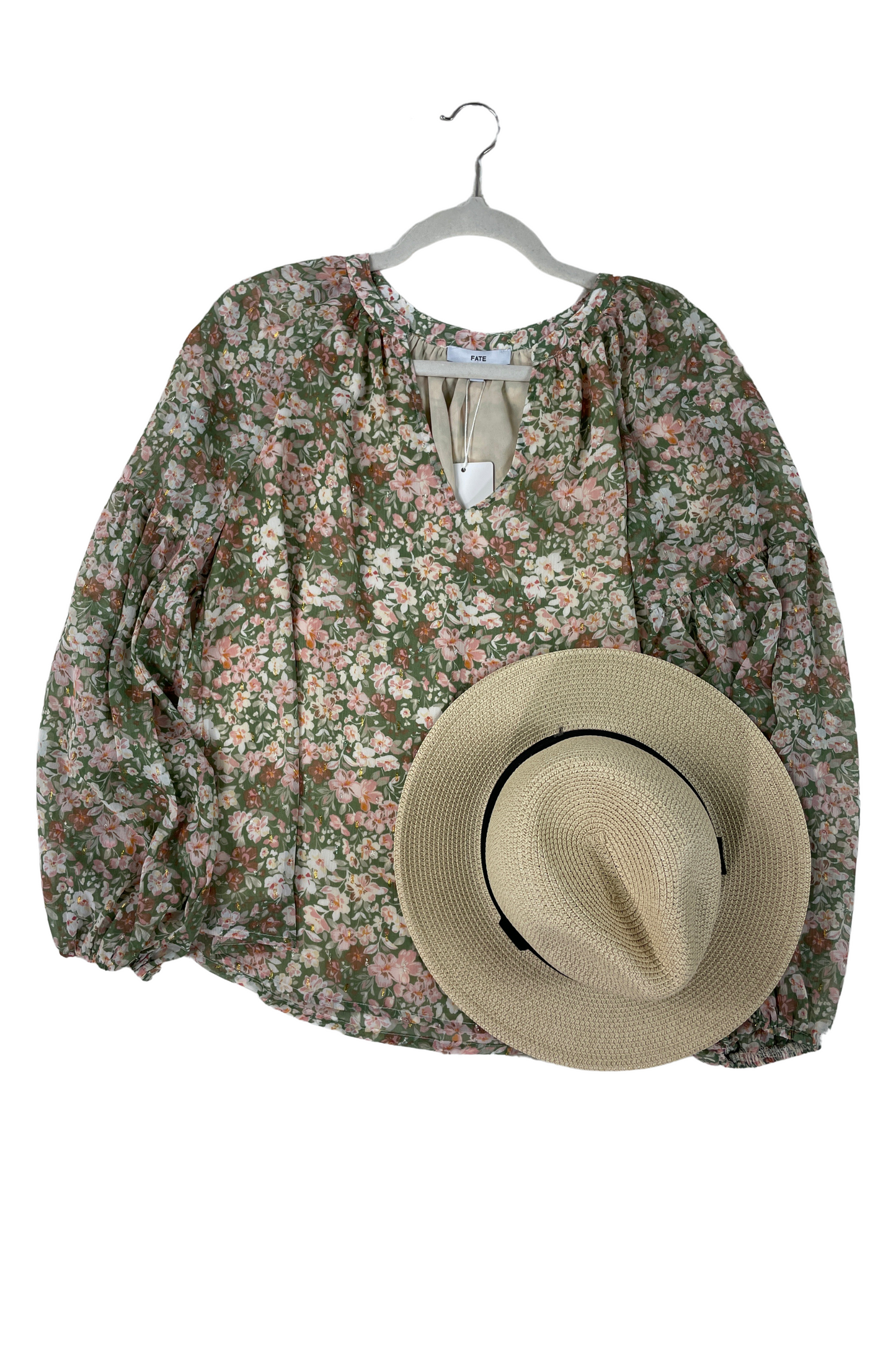 Lillie's Olive Floral Top