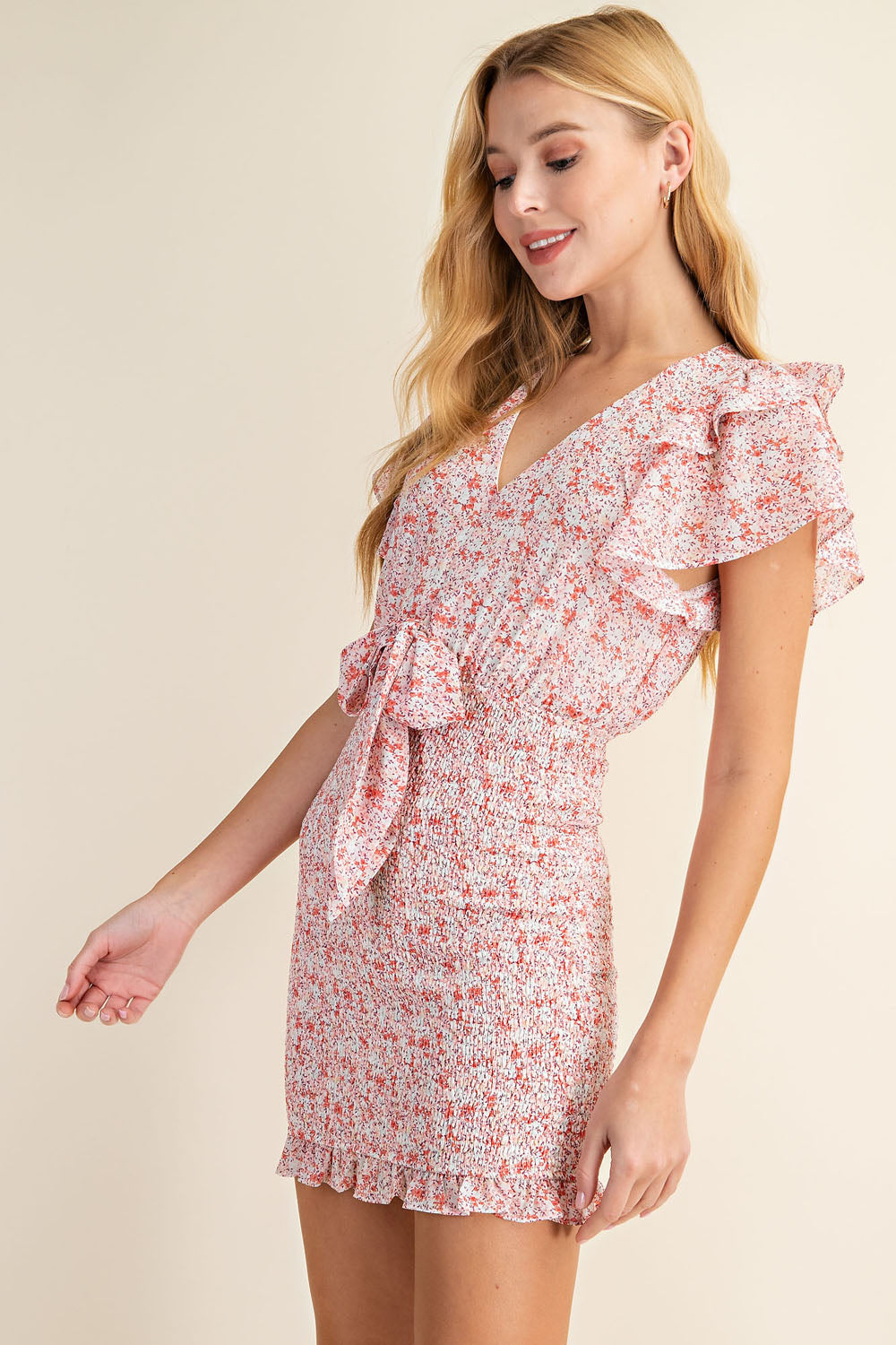 Rose's I Am Really On My Way Now Blush Dress